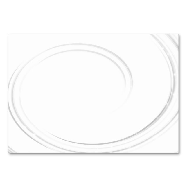 Create Your Own Personalised Table Number (Front)