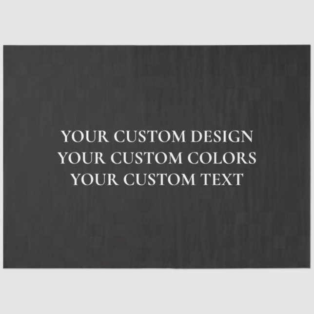 Create Your Own Personalised Tissue Paper (Front)