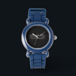 Create Your Own Personalised Watch<br><div class="desc">Customise this product by adding your own images and text and choosing your favourite fonts and colours. Visit Aviary Art on Zazzle to view our entire collection of easy to personalise,  high quality products!</div>