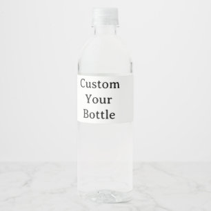 create your own Personalised Water Bottle Label