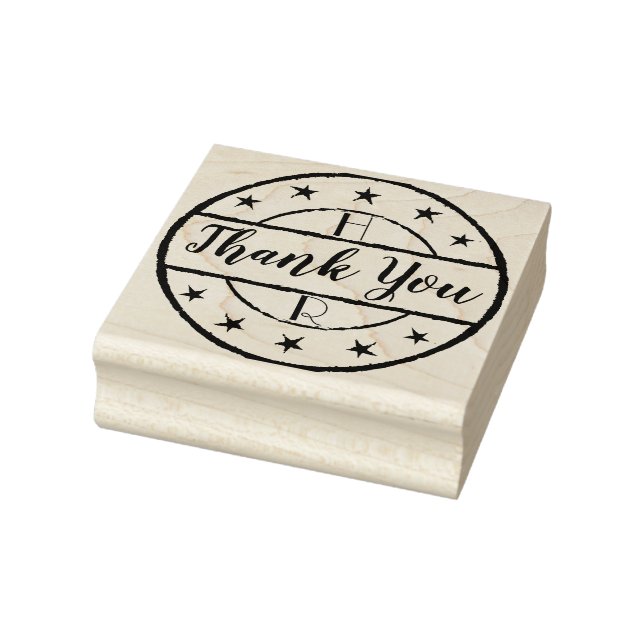 Create Your Own Personalised Wedding Thank You Rubber Stamp (Stamp)