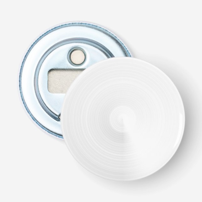 Create Your Own Personalised White Circles Bottle Opener (Front)