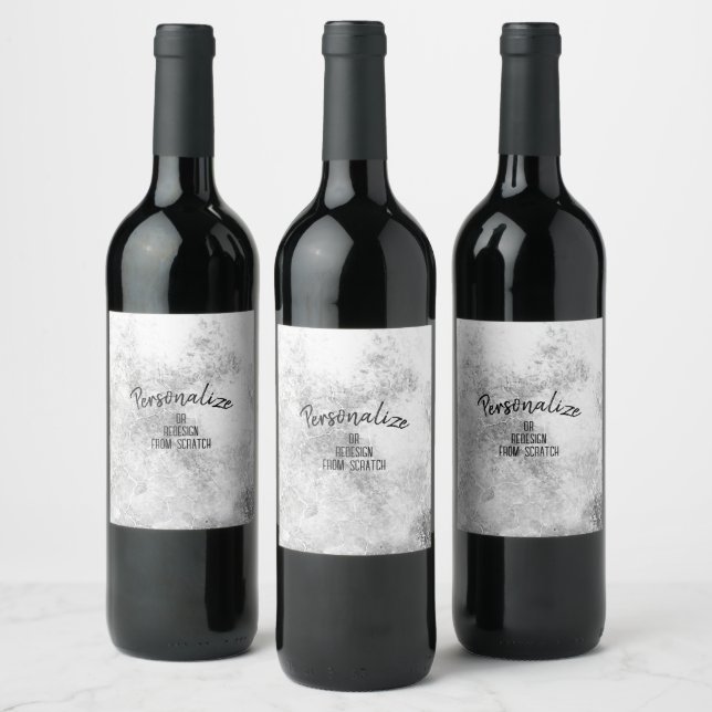 Create Your Own Personalised Wine Label (Bottles)