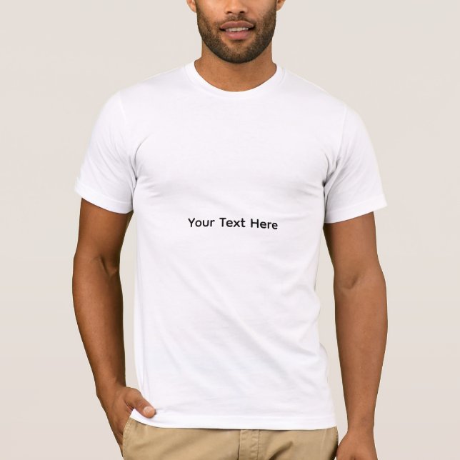 create your own personalize dark gray T-Shirt (Front)