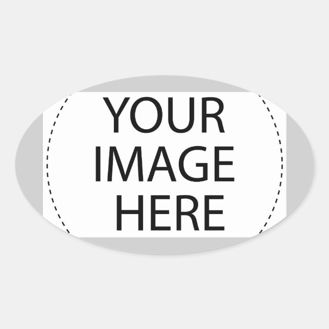 CREATE YOUR OWN - PERSONALIZE THIS OVAL STICKER (Front)