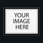 CREATE YOUR OWN - PERSONALIZE THIS POSTCARD<br><div class="desc">DESIGN YOUR OWN ONE-OF-KIND ITEM! UPLOAD YOUR OWN PICTURES OR ARTWORK,  ADD SOME TEXT,  CHANGE COLORS AND MORE!</div>