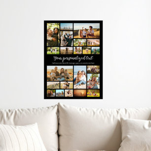 Create Your Own Personalized 22 Photo Collage Poster
