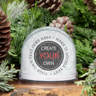 Create Your Own - Personalized, branded / Photo Snowglobe