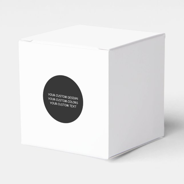 Create Your Own Personalized Favour Box (Front Side)
