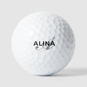 Create Your Own Personalized Name Monogram Golf Balls