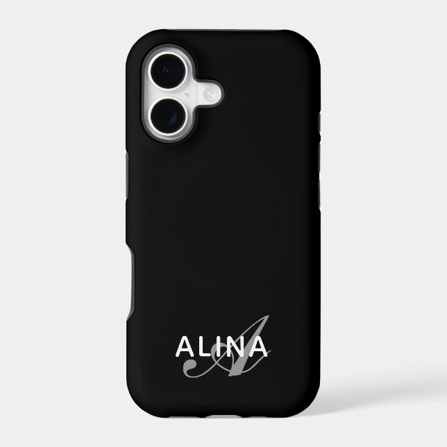 Create Your Own Personalized Name Monogram Tough (Back)