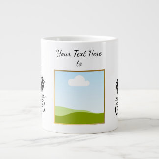 Create Your Own personalized Template Text Large Coffee Mug