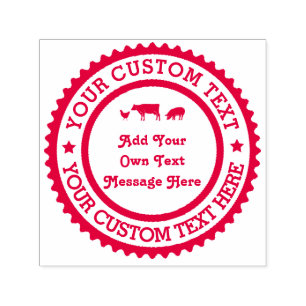 Create Your Own Personalized Text Image Self-inking Stamp