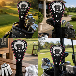 Create Your Own Pet Black Labrador  Dog Photo  Golf Head Cover