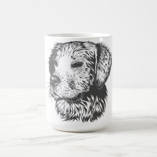 Create Your Own Pet Dog Customised Coffee Mug (Center)
