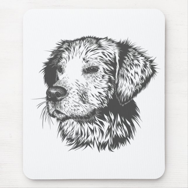 Create Your Own Pet Dog Customised Mouse Pad (Front)