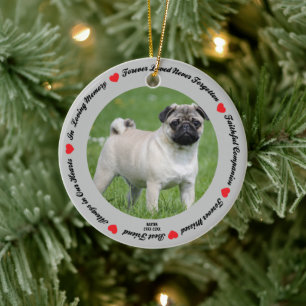 Create Your Own Pet Dog Memorial  Ceramic Tree Decoration