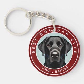 Create Your Own Pet Dog Photo Personalised Key Ring