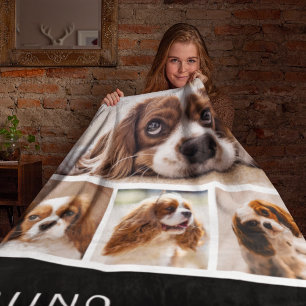 Create Your Own Pet Photo Fleece Blanket
