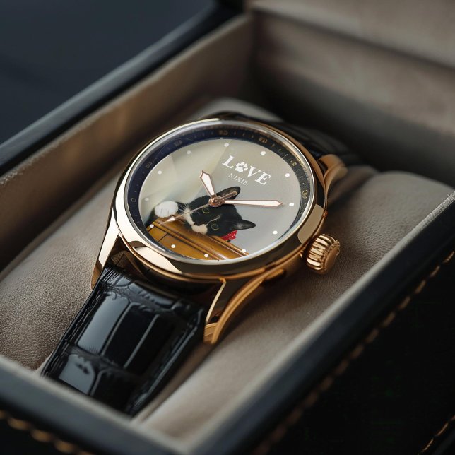 Create Your Own - Pet Photo Personalised Watch (Inspiration mockup (not actual product))