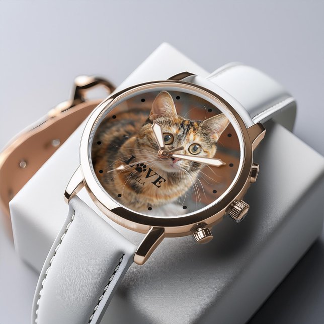 Create Your Own - Pet Photo Personalised Watch (Inspiration mockup (not actual product))