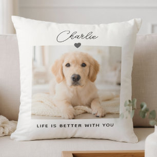 Create Your Own Pet Photo Simple Script Modern  Cushion