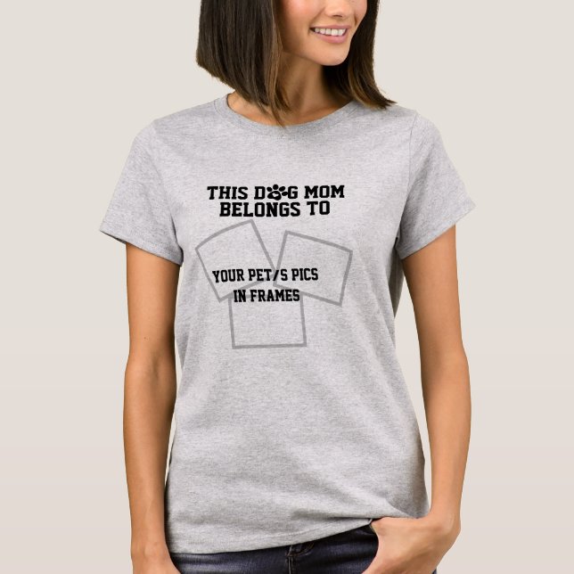 Create Your Own  Pet Photo T-shirt Design (Front)
