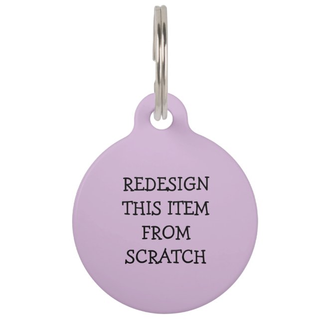Create Your Own Pet Tag (Front)