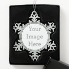 Create Your Own Pewter Snowflake Ornament