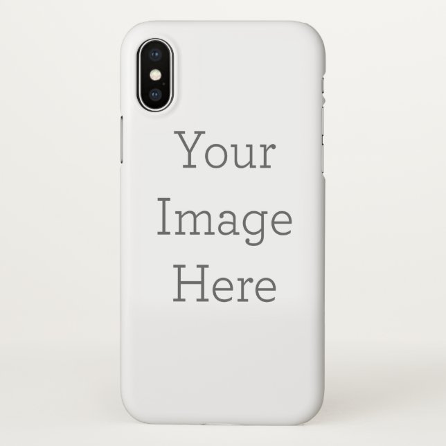 Custom Apple iPhone X Glossy Case (Back)