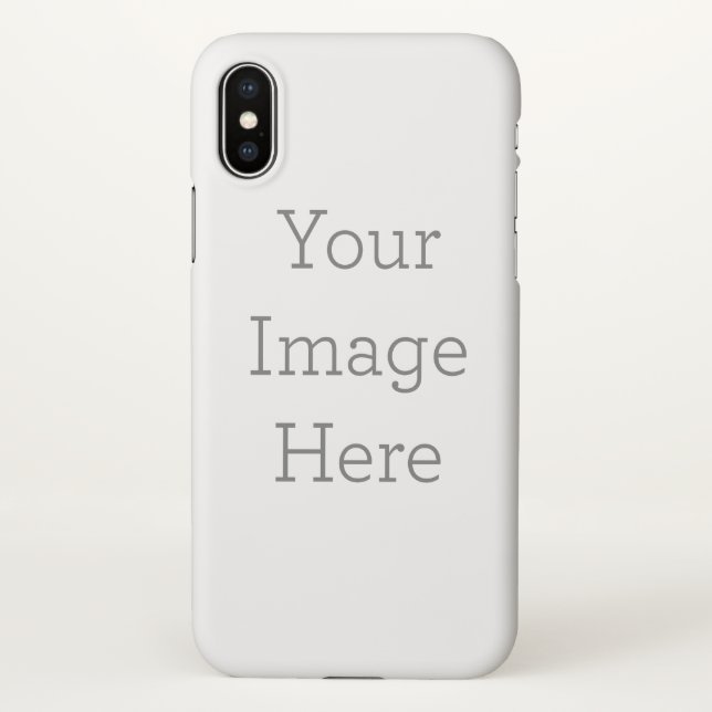 Custom Apple iPhone X Matte Case (Back)