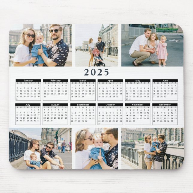 Create Your Own Photo 2027 Calendar Mousepad (Front)