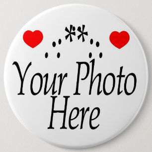CREATE YOUR OWN PHOTO 6 CM ROUND BADGE