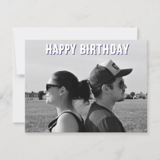 create your own photo and text Postcard