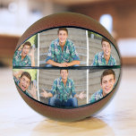 Create your Own Photo Basketball<br><div class="desc">Personalised Photo Basketball. This custom basketball features spots for six of your favourite photos, arranged around the ball for a fun and personalised design. Whether it’s family pictures, snapshots of friends, action shots from games, or pets, this unique basketball turns cherished memories into a playful, practical keepsake. The rest of...</div>