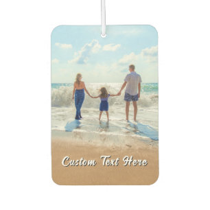 Create Your Own Photo Car Air Freshener with Text