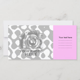 Create Your Own Photo Card Pink