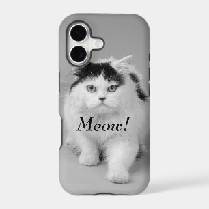 Create your own Photo Cat adorable black and white