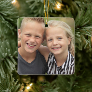 Create Your Own Photo Ceramic Ornament