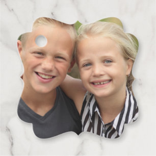 Create Your Own Photo Classic Round Sticker Paper  Favour Tags
