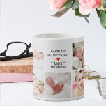 Create Your Own Photo Collage 1st Mothers Day Coffee Mug<br><div class="desc">Create your very own special first mothers day gift with this cute modern photo collage coffee mug. Featuring 9 square photographs, the text 'Happy 1st Mother's Day', a we love you lots message and names. Makes a wonderful keepsake gift for mum on Mothers day, birthdays or christmas. All text can...</div>