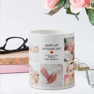 Create Your Own Photo Collage 1st Mothers Day Coffee Mug