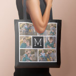 Create Your Own Photo Collage - 6 photos Monogram Tote Bag<br><div class="desc">Use up to six photos to create a unique and personal gift. If you need to adjust the pictures,  click on the customise tool to make changes. Photo Credit: Photography © Storytree Studios,  Stanford,  CA</div>