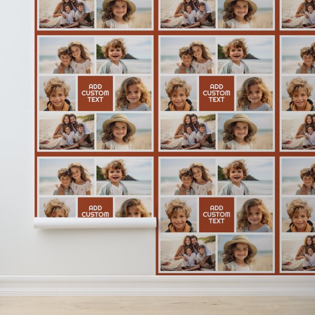 Create Your Own Photo Collage - 6 photos Monogram Wallpaper (Application)