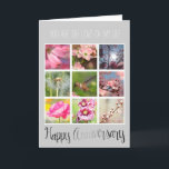 Create Your Own Photo Collage Anniversary Card<br><div class="desc">Create Your Own Photo Collage happy anniversary: you are the love of my life</div>