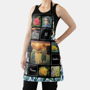 Create your own photo collage garden apron
