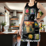 Create your own photo collage garden apron<br><div class="desc">Create your own family and flowers photo collage,  watercolor leaves apron 
You can personalise it and add your most beautiful photos,  monogram and text.
Beautiful garden & florist apron,  best apron for every gardening lover.</div>