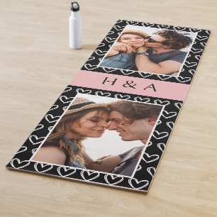 Create Your Own Photo Collage Monogram Yoga Mat