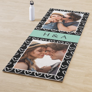 Create Your Own Photo Collage Monogram  Yoga Mat