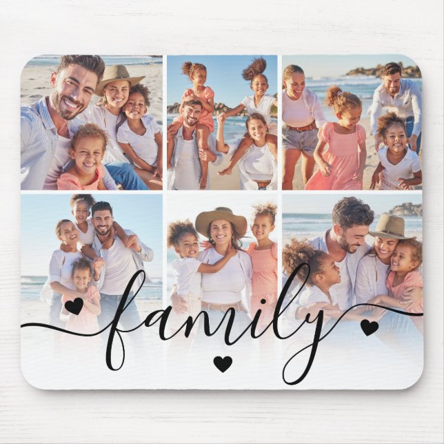 Create Your Own Photo Collage Mouse Pad (Front)